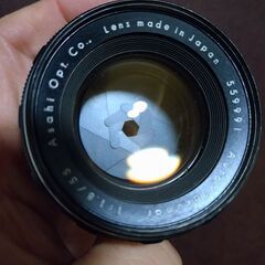 優良品 希少なチタンカラー PENTAX Auto-Takumar 55mm F1.8 分解清掃済の画像