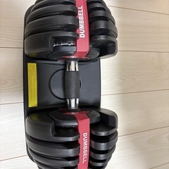 ★問い合わせ多い為一旦締切★ダイヤル式(可変式)ダンベル　24kg2個、トレーニングベンチ1個の画像