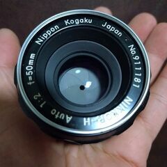 優良品 希少な nippon kogaku nikon AI改 NIKKOR-H 50mm F2の画像