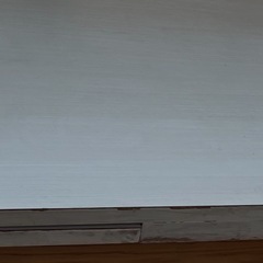 🍽️無印良品タモ材🌿エクステンションテーブル（リメイク塗装品）の画像