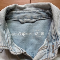 babyGap デニムシャツ 12-18ヶ月の画像