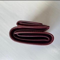 美品★正規品　COACH バーガンディ 三つ折り財布の画像