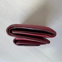 美品★正規品　COACH バーガンディ 三つ折り財布の画像