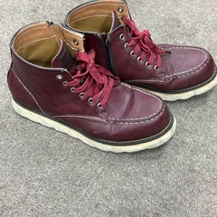 エンジニアブーツ レッド 25.5cmの画像