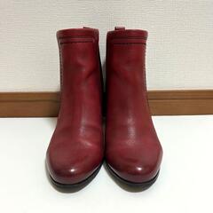 【極美品 / Mother Leaf】サイドゴアショートブーツ 23.5cmの画像