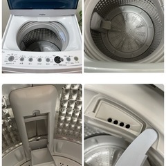 R221 ☀️ Haier 洗濯機 （4.5㎏）21年製 JW-C45D ⭐ 動作確認済 ⭐ クリーニング済の画像