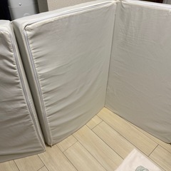 フワワ 三つ折りマットレス シングル トッパーの画像