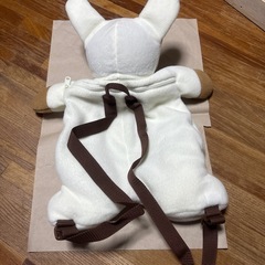 キッズ ぬいぐるみ型 リュックサック 毛布付きの画像