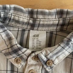 長袖シャツ 3枚まとめ売り 90cm相当 H&M他の画像