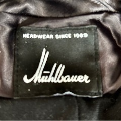 【未使用・新古品】帽子 黒キャスケット(ミュールバウアー) の画像