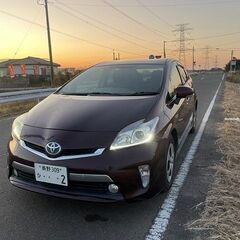 プリウスPHV車検８年７月充電器付きナビTVETCスマートキー×２取説保証書の画像