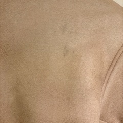 【薄い汚れあり】ムートンライダースコートの画像