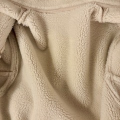 【薄い汚れあり】ムートンライダースコートの画像