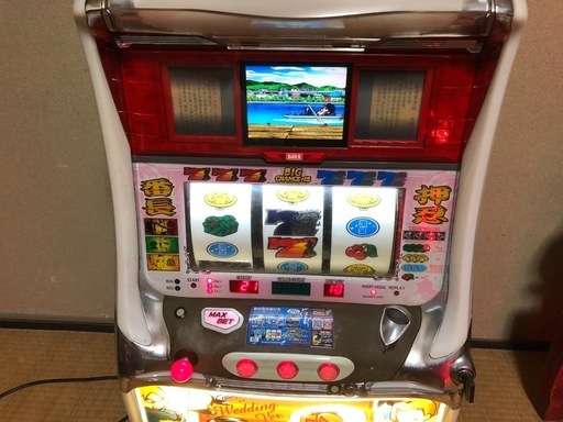 パチスロ　初代　押忍番長　不要機　ドアキー付