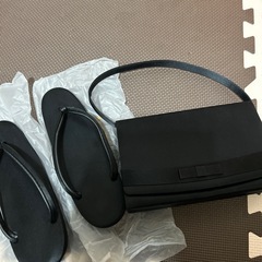 喪服用　草履、バッグセットの画像
