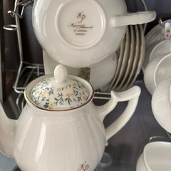 シャディ KP エレガンスフラワー 、ティーカップ＆ポット セット 5客セットの画像