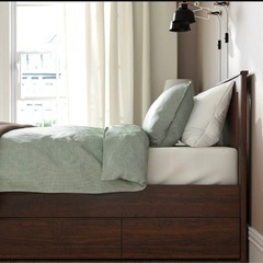 IKEAベッドフレーム　ソンゲサンド　ダブルの画像