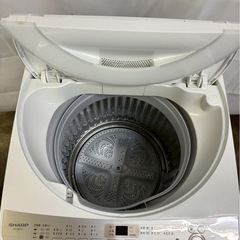 SHARP 全自動洗濯機 ES-GE7C 2019年製 洗濯7kg 風邪乾燥付の画像