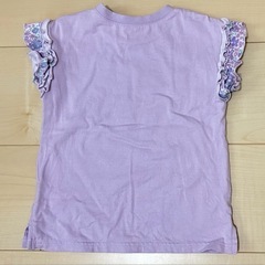 90USED リバティ柄フリルのトップスの画像
