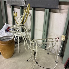 光るトナカイオブジェ Xmasの画像