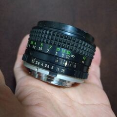 良品 minolta mc rokkor pf 50mm f1.7 分解清掃済の画像