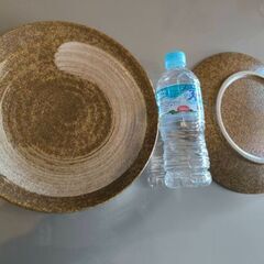 大きめの和皿2点まとめて　中古品の画像