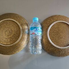 大きめの和皿2点まとめて　中古品の画像