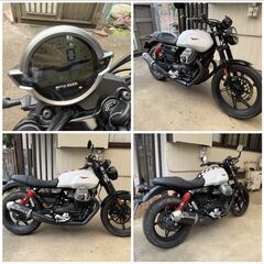 【希少カラー】2024年式 Moto Guzzi V7 Stone 850／走行3,773km／セル始動 書類あり 現状販売の画像