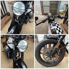 【希少カラー】2024年式 Moto Guzzi V7 Stone 850／走行3,773km／セル始動 書類あり 現状販売の画像