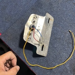 ルーカステールランプナンバーステー付きの画像