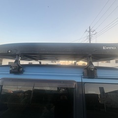 inno ルーフボックス　ルーフバーセットの画像