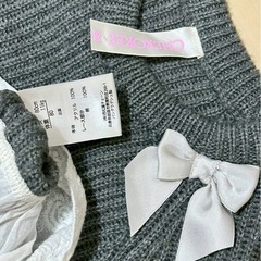 80USED？　レースフリル付セーターの画像