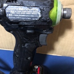 ⑤マキタ18vインパクトドライバTD171D中古、オリジナルハウジング、本体のみの画像