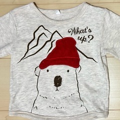 90USED クマのトレーナーの画像