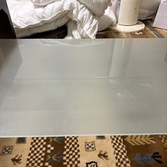 ガラス面ローテーブル大サイズの画像