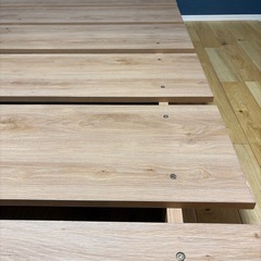 LOWYA ベッドフレーム ダブル シャギーナチュラルの画像