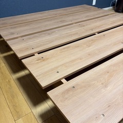 LOWYA ベッドフレーム ダブル シャギーナチュラルの画像