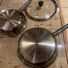 IKEA　イケア　フライパン 2点セット 蓋付き 調理器具 キッチン用品の画像