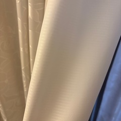 美品 ニトリ　カーテン メリア アイボリーの画像