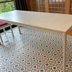 IKEA イケア  伸長式テーブル 80/120x70x高75cm VANGSTA ヴァングスタの画像