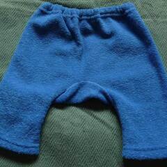 アンパンマン　ばいきんまん　モンキーパンツ　ハーフパンツ　ズボン　フリース　90サイズ　子供服　キッズの画像