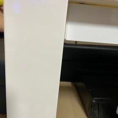 伸縮式　高級　ガラステーブル　リビングテーブル　大理石柄　オシャレの画像