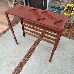 ALMAX アルマックス エアコン室外機カバー アルミ 幅93×高さ86×奥行38 木目調 実用新案登録商品 KB-93 エアコン 日よけ 遮熱の画像