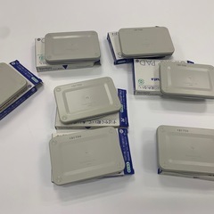 Shachihata STAMP PAD スタンプ台 7個セット　シャチハタ スタンプ台 エコス 顔料系 HG-2EC 青の画像