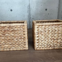 カゴ　2個セットの画像