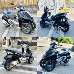 ピアジオMP3Yourban300 側車付きオートバイモデル♪お安くどうぞ^_^の画像