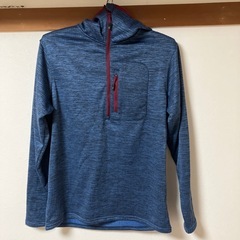 ★ワークマン　パーカー　M　ブロックフリースハーフジップフーディの画像