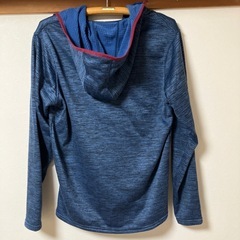 ★ワークマン　パーカー　M　ブロックフリースハーフジップフーディの画像