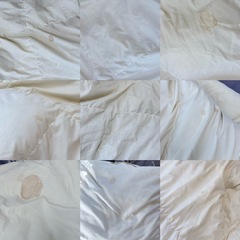 ニトリ 羽毛掛け布団 ダブルサイズ210x190 ダウン70%フェザー30%の画像