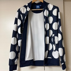 アディダス × スタンスミス トラックジャケット 水玉 ドット XLの画像